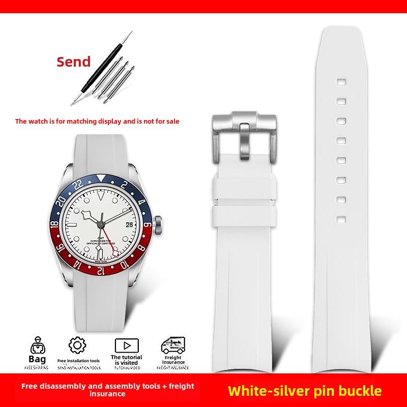 20-мм вигнутий фторкаучуковий ремінець для Tudor 1958 Biwan 39 циферблат M79030N M79018V BB58 Navy Blue GMT високоякісний гумовий ремінець FKM 20mm For 39mm dial
20-мм вигнутий фторкаучуковий ремінець для Tudor 1958 Biwan 39 циферблат M79030N M79018V BB58 Navy Blue GMT високоякісний гумовий ремінець FKM 20mm For 39mm dial