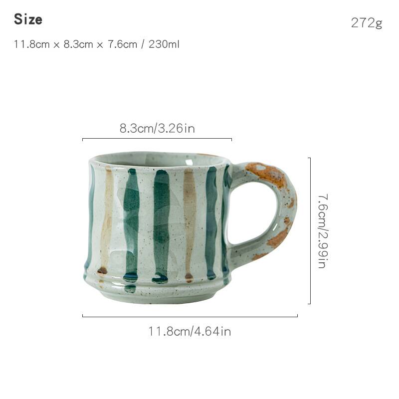 Hand-made rough pottery retro coffee cup Original Japanese graffiti tea cup High-value B & B living room water cup accompanied b 200-400ml зелёный
Hand-made rough pottery retro coffee cup Original Japanese graffiti tea cup High-value B & B living room water cup accompanied b 200-400ml зелёный