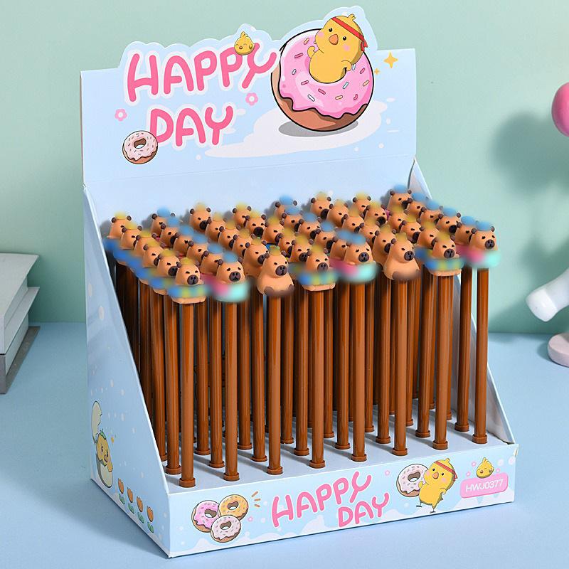 48 Pcs Capibala Cartoon Student Neutral Pen for Office Work, Brushing Questions, Signing Writing, Diaries, Notes, Student Classroom Prizes, Friend Pa Random style 48Pcs
48 Pcs Capibala Cartoon Student Neutral Pen for Office Work, Brushing Questions, Signing Writing, Diaries, Notes, Student Classroom Prizes, Friend Pa Random style 48Pcs