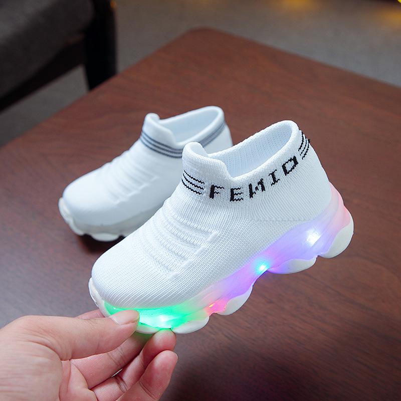 Men s & Kids LED Light-up Flyknit Sports Slip-on Shoes Size 21-25, Pack of 5
Men s & Kids LED Light-up Flyknit Sports Slip-on Shoes Size 21-25, Pack of 5