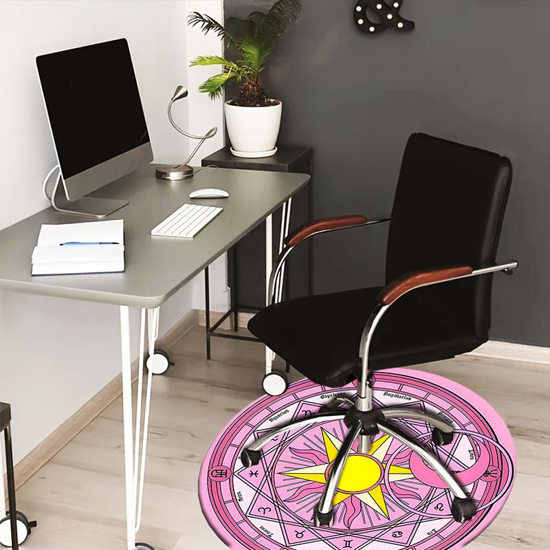 1pc Magical Seal Round carpet, Made of Polyester,Perfect for Decorating Office Chairs, Living Rooms,fplt086 80cm by 80cm
1pc Magical Seal Round carpet, Made of Polyester,Perfect for Decorating Office Chairs, Living Rooms,fplt086 80cm by 80cm