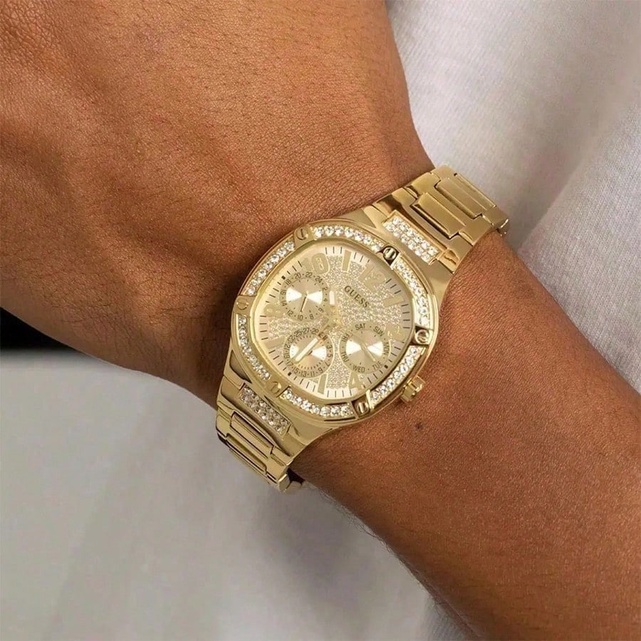 Guess Duchess Women s Crystal Watch - Gold-Tone Steel Bracelet Multifunction Quartz GW0558L2
Guess Duchess Women s Crystal Watch - Gold-Tone Steel Bracelet Multifunction Quartz GW0558L2