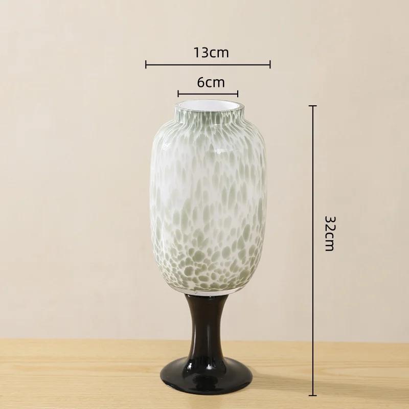 Glass Vase Dot Texture Senior Art Bottle Flower Vase Floral Arrangement Accessories Terrarium Flower Pot Home Decoration
Glass Vase Dot Texture Senior Art Bottle Flower Vase Floral Arrangement Accessories Terrarium Flower Pot Home Decoration