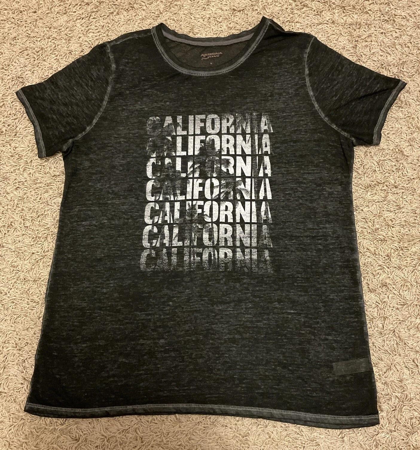 Arizona Jean Co. Amazing Tee Women’s T-Shirt Black w White Lettering CALIFORNIA L
Arizona Jean Co. Amazing Tee Women’s T-Shirt Black w White Lettering CALIFORNIA L