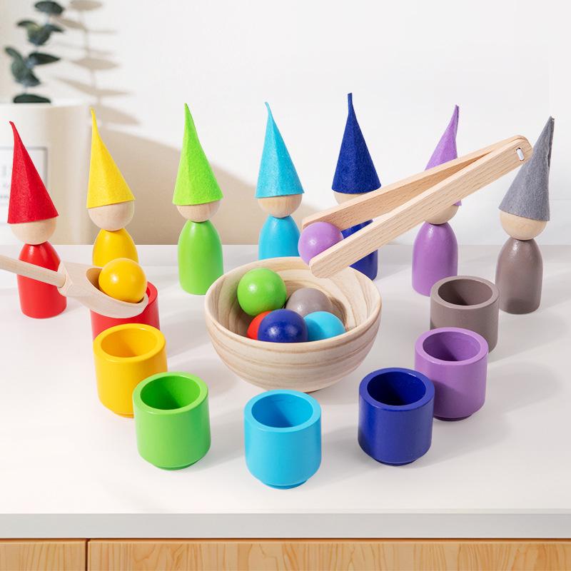 Fun & Educational Wooden Toy: Color Sorting Ball, Cup & Macaron Coin Drop Hats for Kids - 12 Vibrant Colors
Fun & Educational Wooden Toy: Color Sorting Ball, Cup & Macaron Coin Drop Hats for Kids - 12 Vibrant Colors