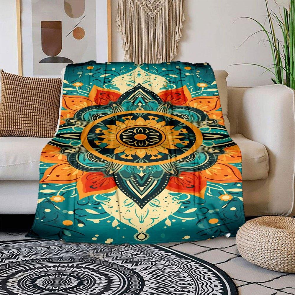 Bohemian Mandala Wall Art: Vibrant Floral Decor for Your Space Blanket Flannel Throw Blanket for Sofa, Bed, Travel, Camping, Office, Couch, 150x180cm
Bohemian Mandala Wall Art: Vibrant Floral Decor for Your Space Blanket Flannel Throw Blanket for Sofa, Bed, Travel, Camping, Office, Couch, 150x180cm