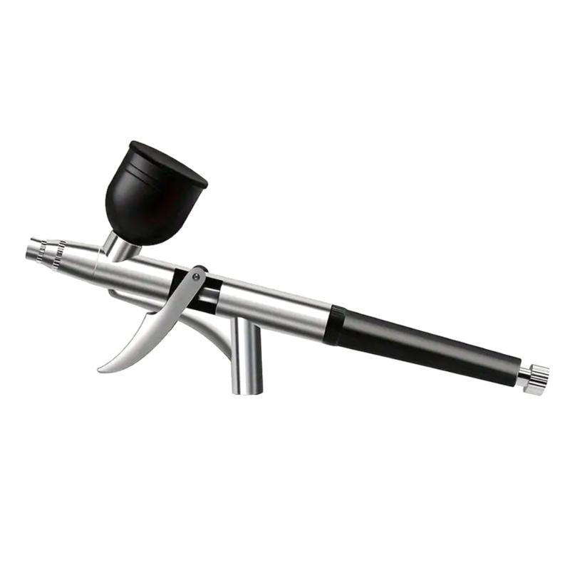 Portable Double Action Airbrush for Model Cake Nail Car Painting Beauty Inkjet Nail Manicure Art Crafts Cake Art чорний
Portable Double Action Airbrush for Model Cake Nail Car Painting Beauty Inkjet Nail Manicure Art Crafts Cake Art чорний