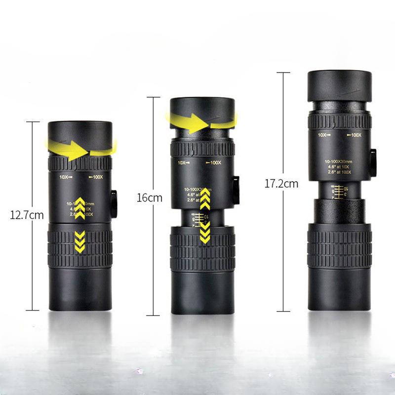 Нова монокулярна камера мобільного телефону 10-300x40 High HD Telescopic Zoom Mini Glasses
Нова монокулярна камера мобільного телефону 10-300x40 High HD Telescopic Zoom Mini Glasses