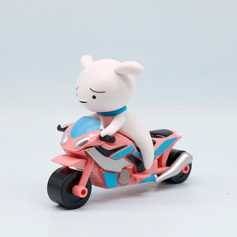 Kawaii 4Pcs Crayon Shin-Chan Nohara Shiro Creative Cartoon Anime Figure Ride Motorcycle Models Cute Tabletop Ornaments Gifts (As shown-11606)-
Kawaii 4Pcs Crayon Shin-Chan Nohara Shiro Creative Cartoon Anime Figure Ride Motorcycle Models Cute Tabletop Ornaments Gifts (As shown-11606)-