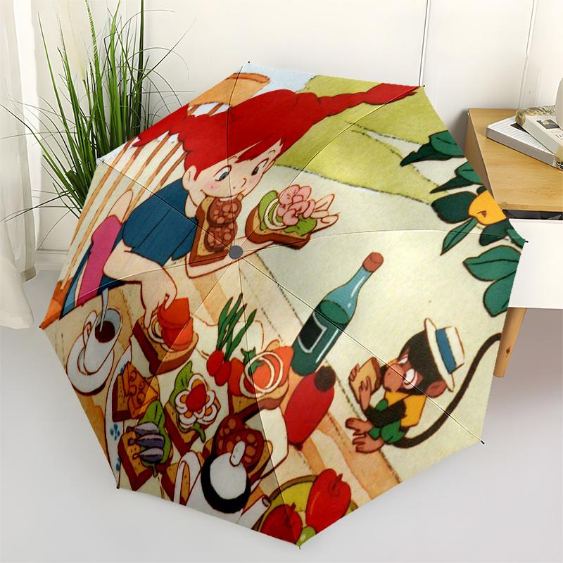Pippi Longstocking Themed Travel Umbrella-8 Ribs Automatic Opening and Closing, Portable Folding Design, Compact and Stylish Umbrella Suitab
Pippi Longstocking Themed Travel Umbrella-8 Ribs Automatic Opening and Closing, Portable Folding Design, Compact and Stylish Umbrella Suitab