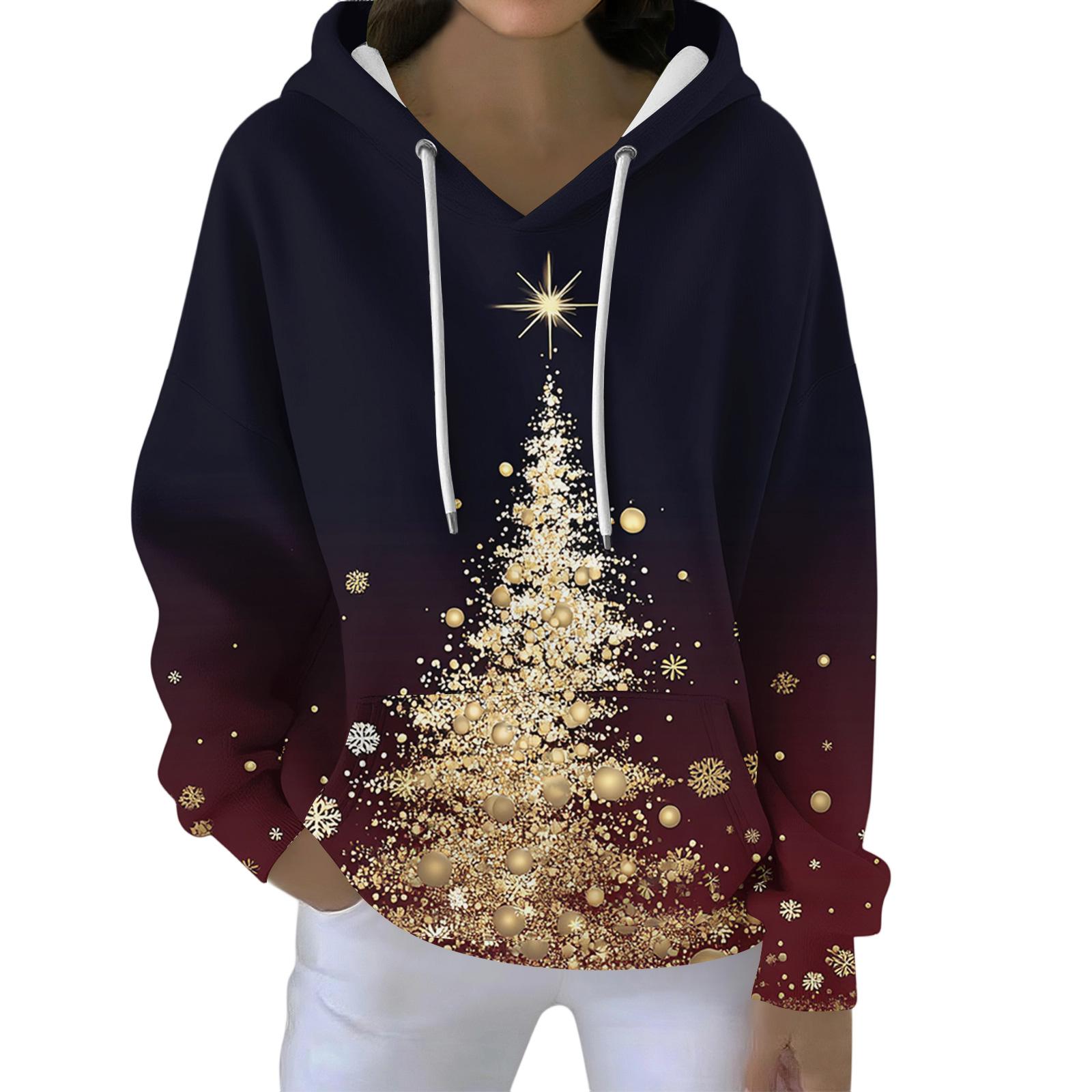 Рождественские худи для женщин, смешные милые с принтом, праздничные толстовки, зимние пуловеры оверсайз S
Рождественские худи для женщин, смешные милые с принтом, праздничные толстовки, зимние пуловеры оверсайз S