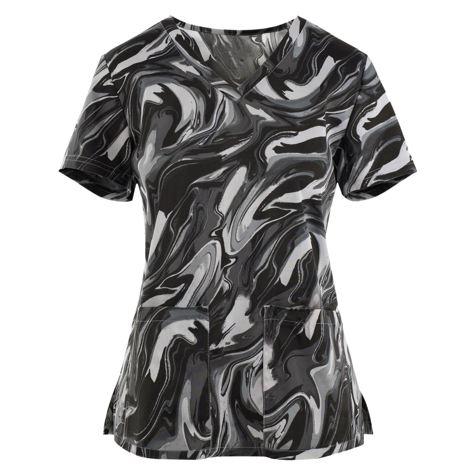 Women s Short Sleeve V Neck Corrugated Print Protective Clothing Nursin Clothing Top L чёрный
Women s Short Sleeve V Neck Corrugated Print Protective Clothing Nursin Clothing Top L чёрный