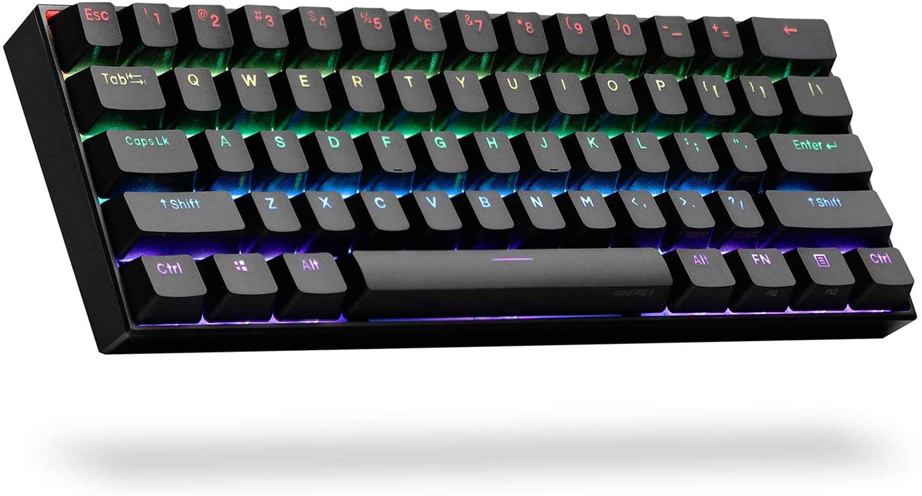 Anne Pro 2 Механічна клавіатура USB Ігрова клавіатура Англійська розкладка Компактна Багатофункціональна Барвиста Коричнева Axis Gateron Axis Чорна Bluetooth5.0
Anne Pro 2 Механічна клавіатура USB Ігрова клавіатура Англійська розкладка Компактна Багатофункціональна Барвиста Коричнева Axis Gateron Axis Чорна Bluetooth5.0