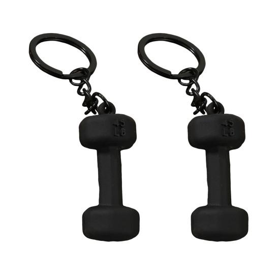 2Pcs Keychain Pendant Zinc Alloy Texture Dumbbell Charm Lightweight Portable Key Holder Backpack Bag Accessory
2Pcs Keychain Pendant Zinc Alloy Texture Dumbbell Charm Lightweight Portable Key Holder Backpack Bag Accessory