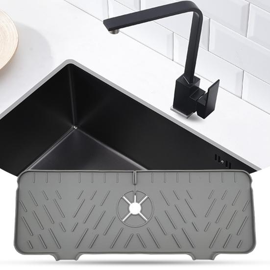 Faucet Drain Pad Ultra-thick Waterproof Silicone Kitchen Faucet Splash Mat Countertop Protector Home Supplies чёрный
Faucet Drain Pad Ultra-thick Waterproof Silicone Kitchen Faucet Splash Mat Countertop Protector Home Supplies чёрный