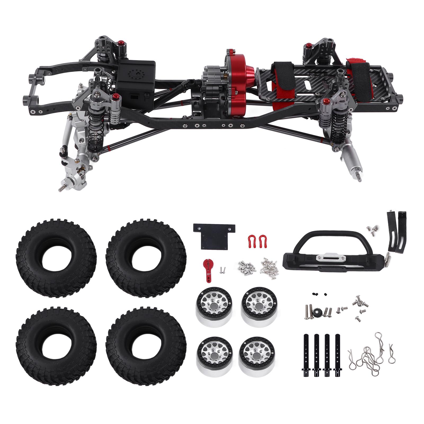313-мм колісна база RC Металевий каркас шасі Комплект для SCX10 1 10 RC Гусеничний Позашляховик Вантажівка Сріблястий срібний
313-мм колісна база RC Металевий каркас шасі Комплект для SCX10 1 10 RC Гусеничний Позашляховик Вантажівка Сріблястий срібний