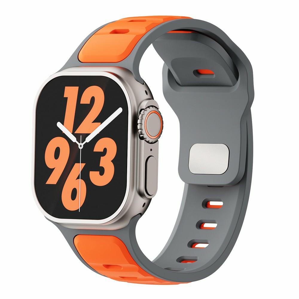 Silicone Strap for Apple Watch Series 10 Ultra 9 8 7 SE 6 5 4 3 2 1 46mm 49mm 45mm 44mm 42mm Dual Color Sport Wrist Band Midnight Blue/Black
Silicone Strap for Apple Watch Series 10 Ultra 9 8 7 SE 6 5 4 3 2 1 46mm 49mm 45mm 44mm 42mm Dual Color Sport Wrist Band Midnight Blue/Black