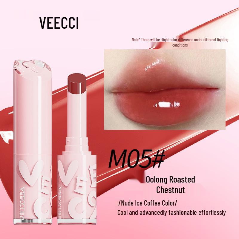 VEECCI Moisturizing Lipstick M03 - Hydrating and Glossy Solid Lip Balm.
VEECCI Moisturizing Lipstick M03 - Hydrating and Glossy Solid Lip Balm.