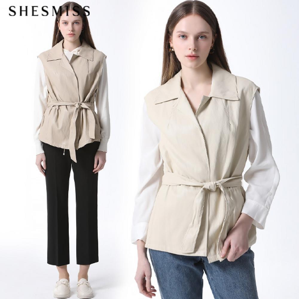 Шкіряний жилет із зав язкою та поясом She S MiSS. Ціна 248 000 вон. Light beige (LB)/55
Шкіряний жилет із зав язкою та поясом She S MiSS. Ціна 248 000 вон. Light beige (LB)/55