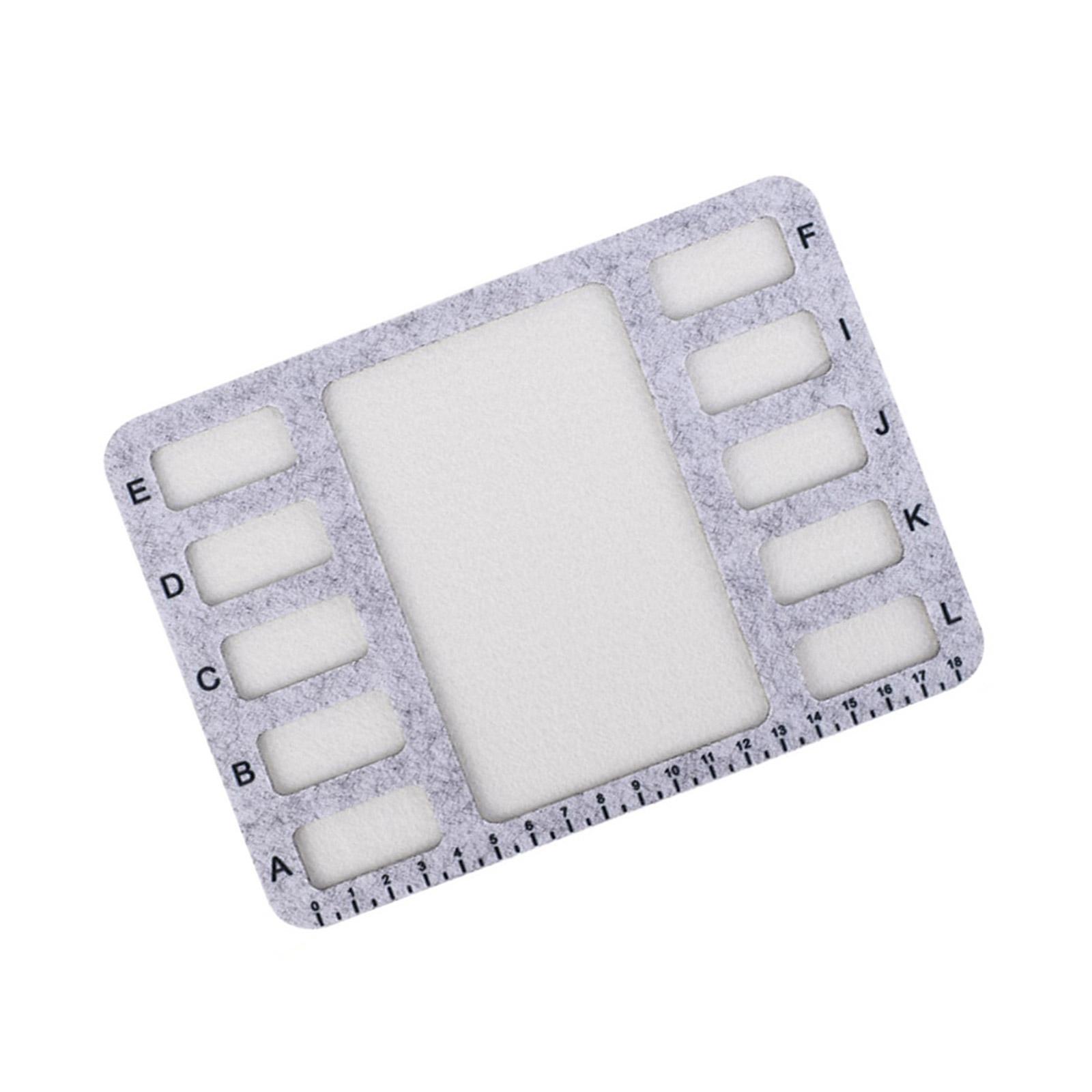 Нескользящий коврик-сетка для бисероплетения, поднос для дизайна бисера для изготовления ювелирных изделий, с фетровыми поверхностями и измерительной разметкой S
Нескользящий коврик-сетка для бисероплетения, поднос для дизайна бисера для изготовления ювелирных изделий, с фетровыми поверхностями и измерительной разметкой S