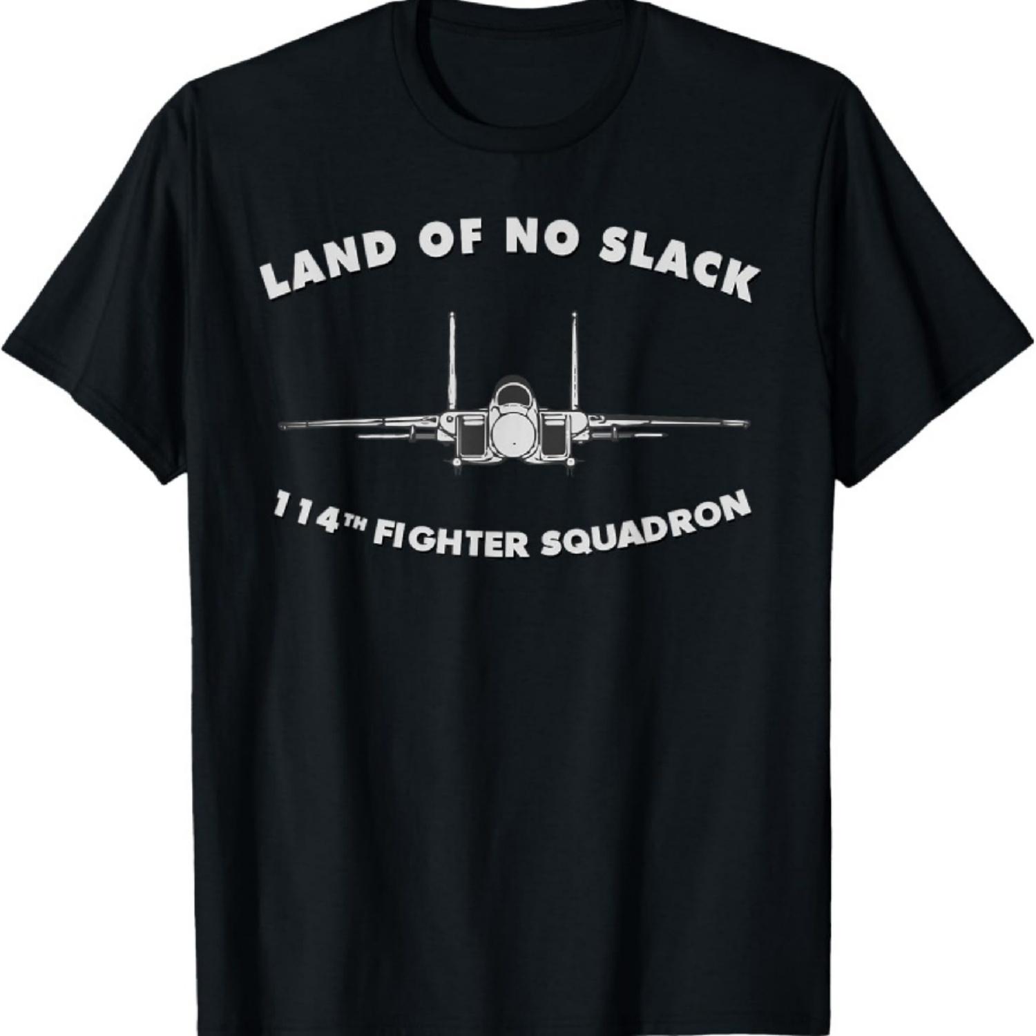 114th Fighter Squadron Land of No Slack T-Shirt XXXXXL
114th Fighter Squadron Land of No Slack T-Shirt XXXXXL
