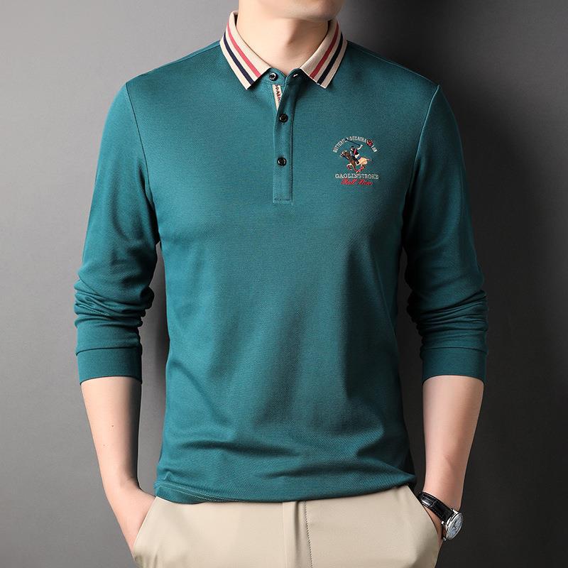 Весенне-осенняя новая мужская модная повседневная рубашка-поло с длинным рукавом и лацканами, вышитая мужская хлопковая футболка XXXL
Весенне-осенняя новая мужская модная повседневная рубашка-поло с длинным рукавом и лацканами, вышитая мужская хлопковая футболка XXXL