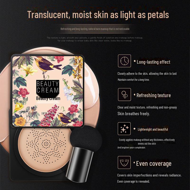 «Крем-консилер Mushroom Head Air Cushion BB & CC – легкое, дышащее покрытие» 20g слоновая кость
«Крем-консилер Mushroom Head Air Cushion BB & CC – легкое, дышащее покрытие» 20g слоновая кость