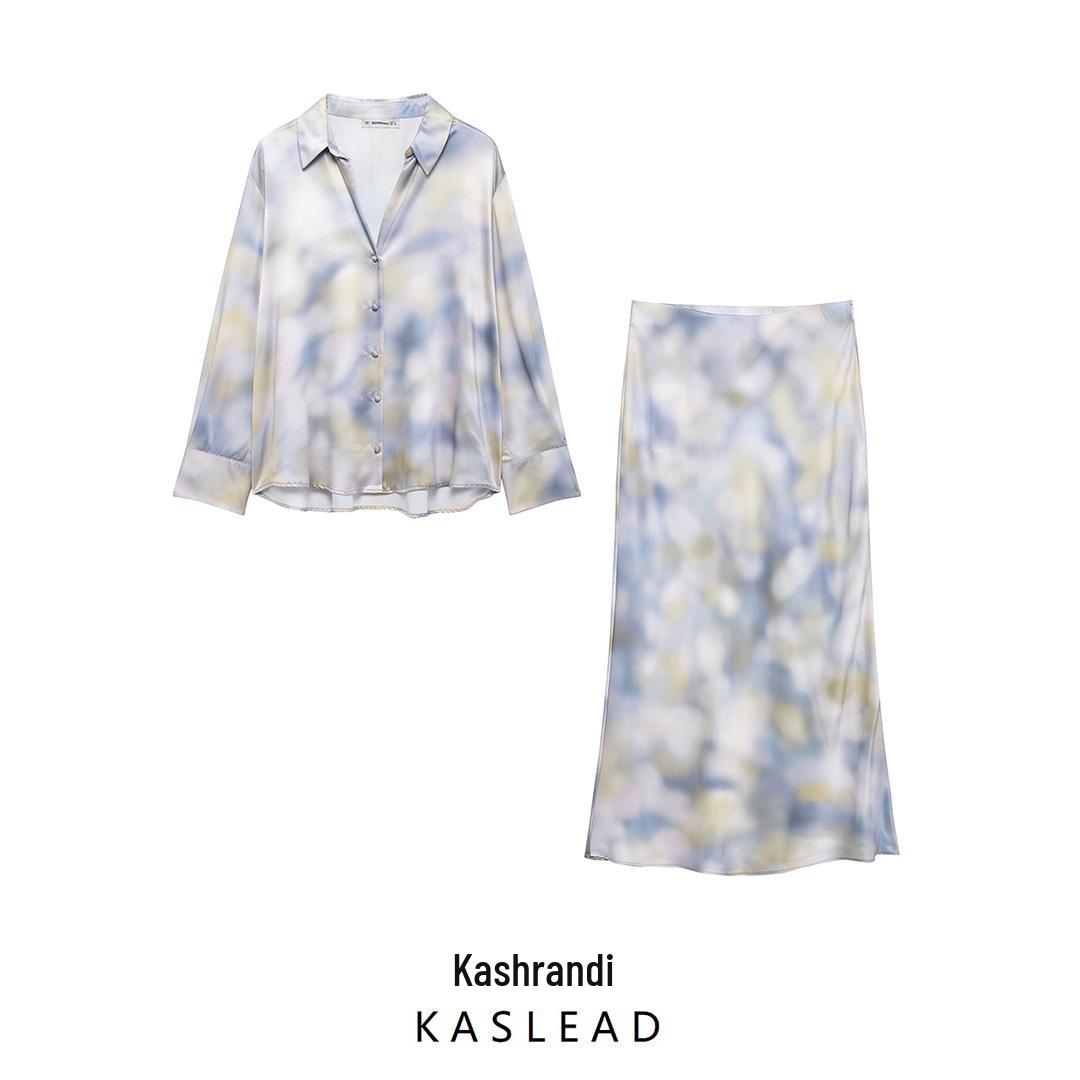 Spring 2025 Women s Tie-Dye Draping Lapel Shirt & Half Skirt - Euro-American Style Small (S)
Spring 2025 Women s Tie-Dye Draping Lapel Shirt & Half Skirt - Euro-American Style Small (S)