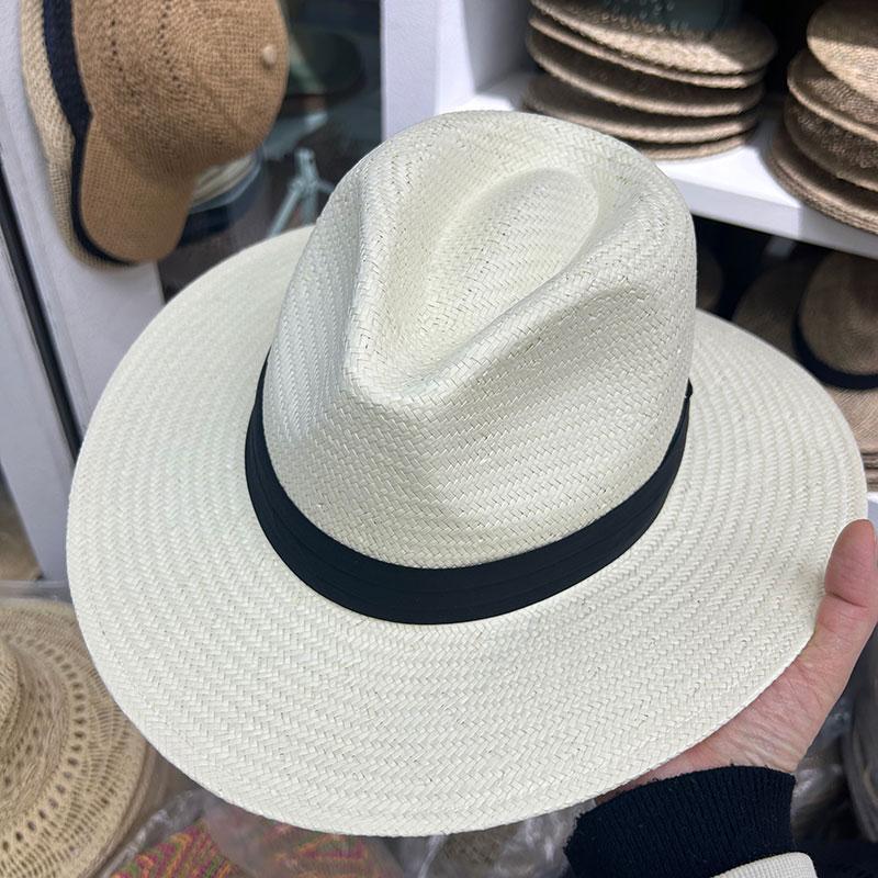 Fashion Panama Jazz Straw Hat Women Men Summer Casual Wide Brim Cap 2025 New Summer French Elegant Fadora Hat For Woman Sun Hat чорний
Fashion Panama Jazz Straw Hat Women Men Summer Casual Wide Brim Cap 2025 New Summer French Elegant Fadora Hat For Woman Sun Hat чорний