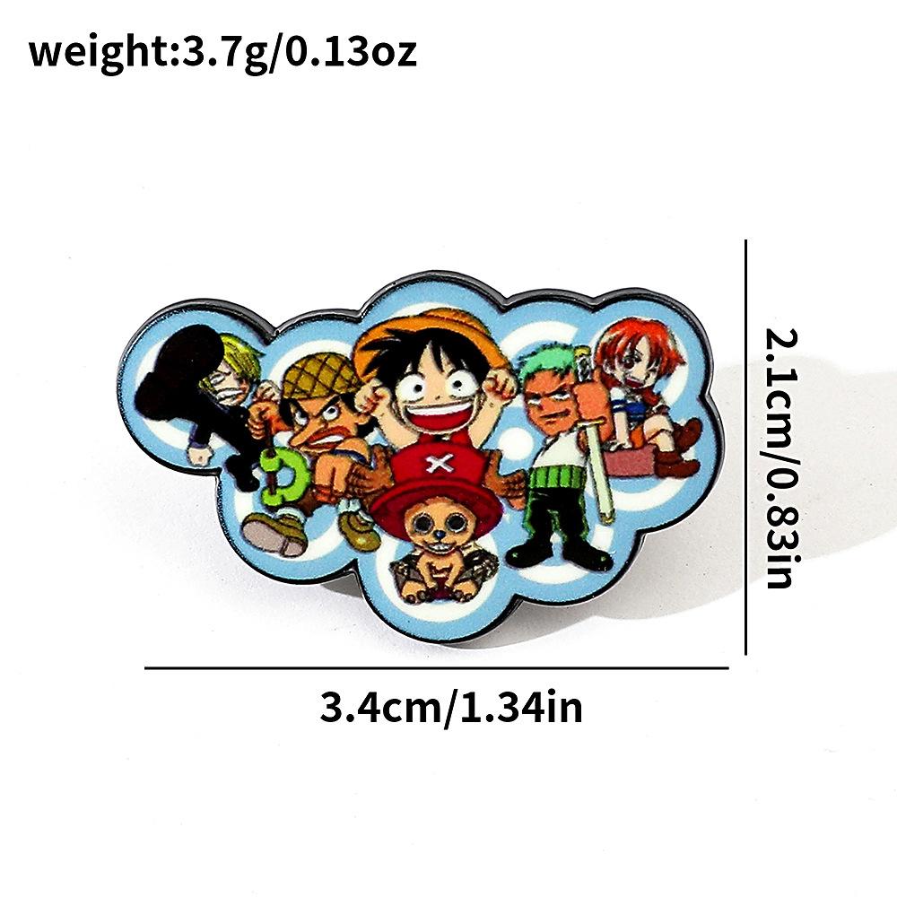 Personalized Cartoon Creative Animation ONE PIECE Metal Badge Sunman Nautical King Luffy Alloy Printing Brooch
Personalized Cartoon Creative Animation ONE PIECE Metal Badge Sunman Nautical King Luffy Alloy Printing Brooch