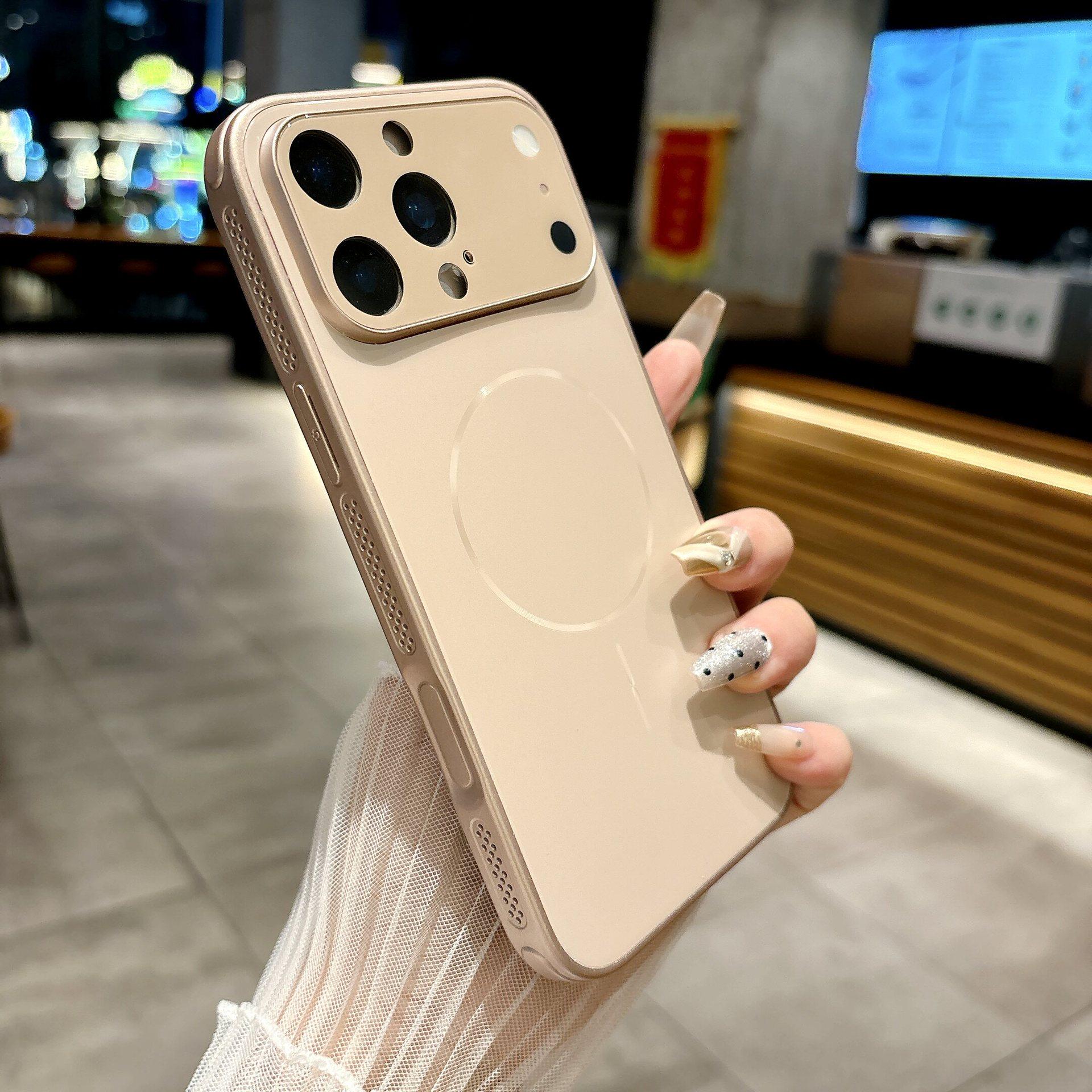 iPhone 17 Pro Max Magnetic AG Frosted Heat-Dissipating Case Compatible with Apple 16/15 17 Air
iPhone 17 Pro Max Magnetic AG Frosted Heat-Dissipating Case Compatible with Apple 16/15 17 Air