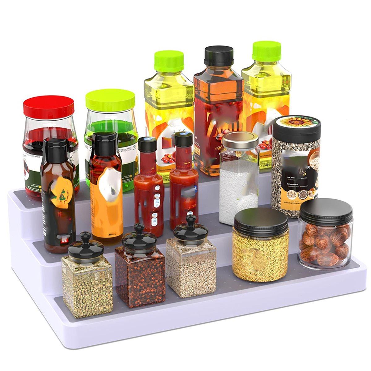 3pcs 3-Tier Spice Rack Organizer for Cabinet with Non-Skid , Kitchen Spice Storage & Pantry Organization China Mainland
3pcs 3-Tier Spice Rack Organizer for Cabinet with Non-Skid , Kitchen Spice Storage & Pantry Organization China Mainland