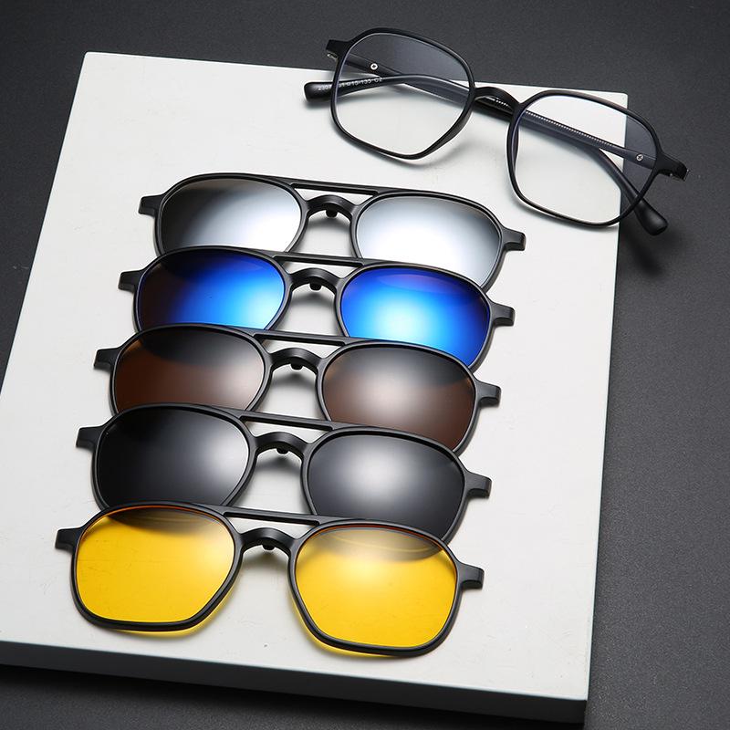 Сменные солнцезащитные очки Чехол для мужских и женских очков Оправа с магнитным зажимом Поляризованные солнцезащитные очки 2307 PC material rack
Сменные солнцезащитные очки Чехол для мужских и женских очков Оправа с магнитным зажимом Поляризованные солнцезащитные очки 2307 PC material rack