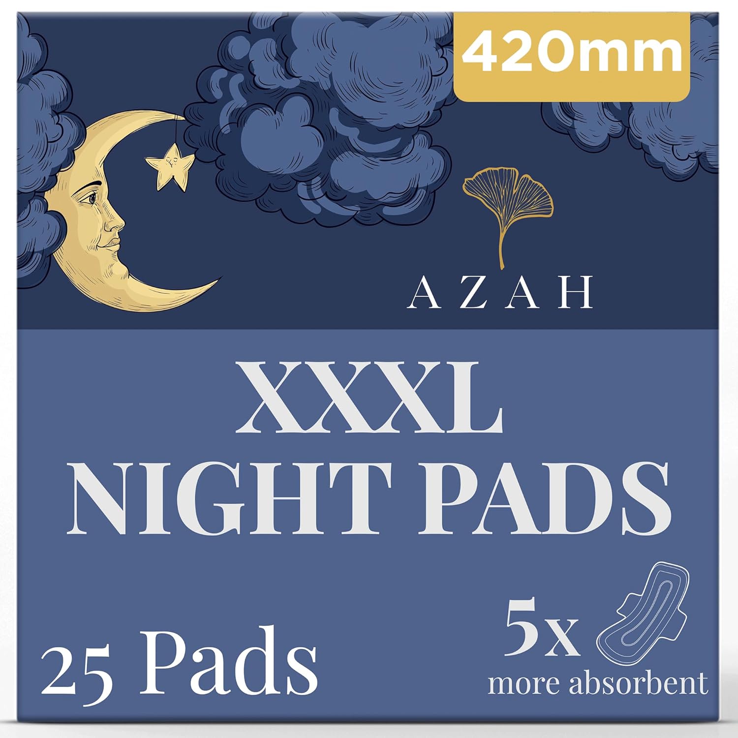 Органические гигиенические прокладки для женщин XXXL 
Органические гигиенические прокладки для женщин XXXL