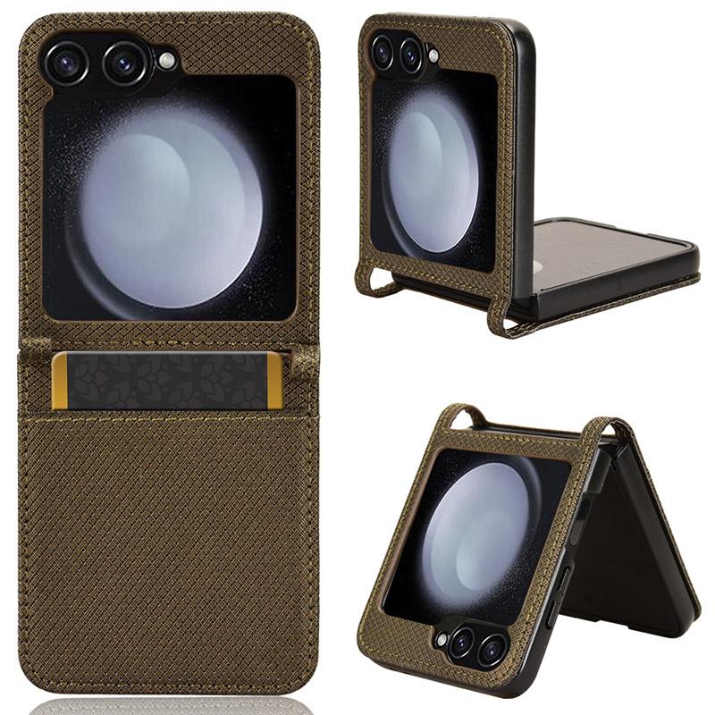 For Samsung Galaxy Z Flip6 5G Case Leather Phone Cover with Card Slot Brown
For Samsung Galaxy Z Flip6 5G Case Leather Phone Cover with Card Slot Brown