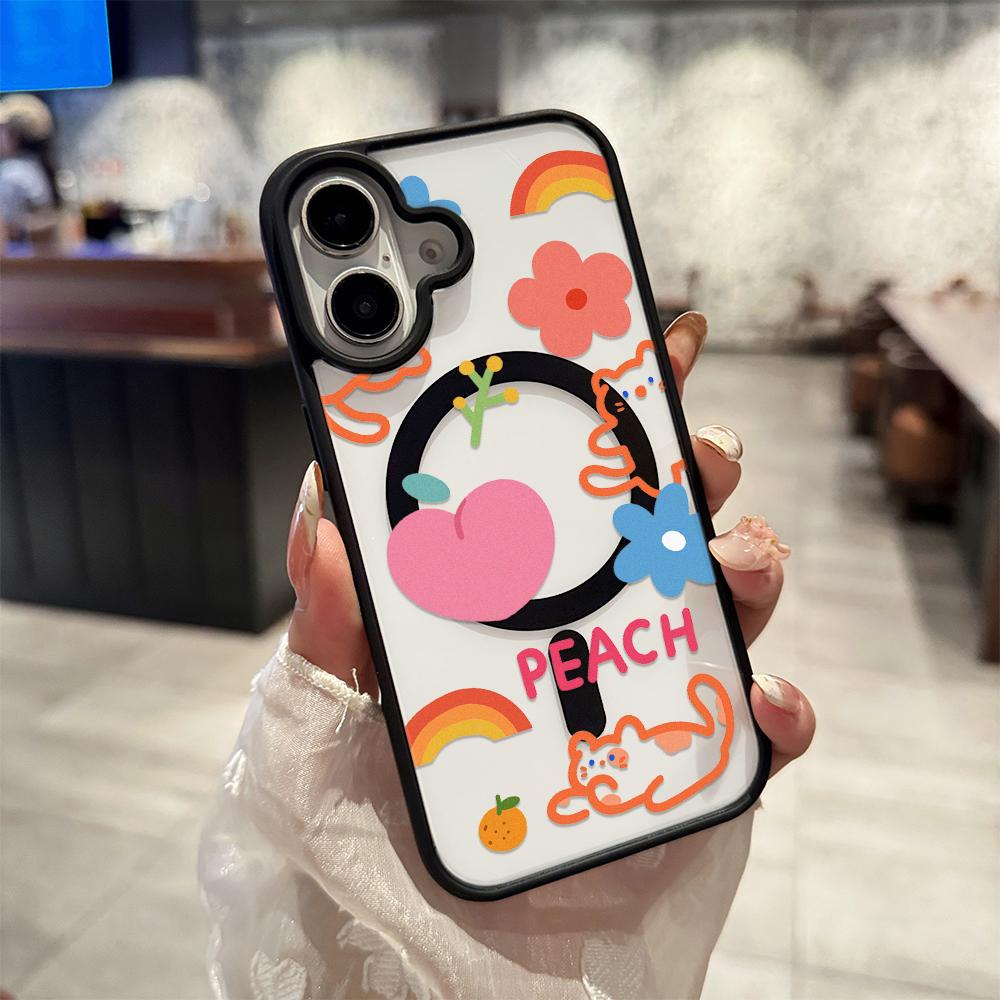 Cute Colorful Flowers Magsafe Phone Case For IPhone 17 16 15 14 13 11 12 Pro Max Plus 17 Air Magnetic Shockproof Bumper Cover iphone 11 ProMax
Cute Colorful Flowers Magsafe Phone Case For IPhone 17 16 15 14 13 11 12 Pro Max Plus 17 Air Magnetic Shockproof Bumper Cover iphone 11 ProMax