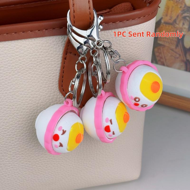 1Pcs Mini Cartoon Egg Yolk Rice Button Keychain Stress Relief Clicker Pendant Decompression Keyring Backpack Hanging Decoration
1Pcs Mini Cartoon Egg Yolk Rice Button Keychain Stress Relief Clicker Pendant Decompression Keyring Backpack Hanging Decoration
