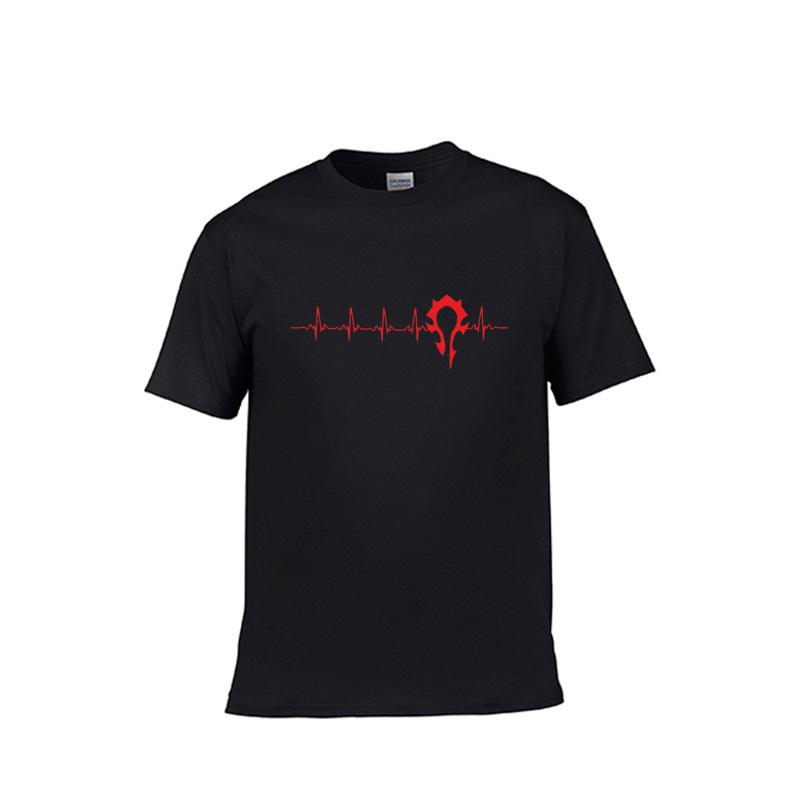 men s 100% cotton t shirt heartbeat warcraft tshirts unisex tee WOW heart beat Horde Alliance t-shirts mens black tee women s T 2XL
men s 100% cotton t shirt heartbeat warcraft tshirts unisex tee WOW heart beat Horde Alliance t-shirts mens black tee women s T 2XL
