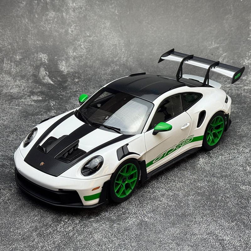 NOREV diecast model 1/18 911 GT3 RS Green car model ornament Birthday gift collection white metal materia
NOREV diecast model 1/18 911 GT3 RS Green car model ornament Birthday gift collection white metal materia