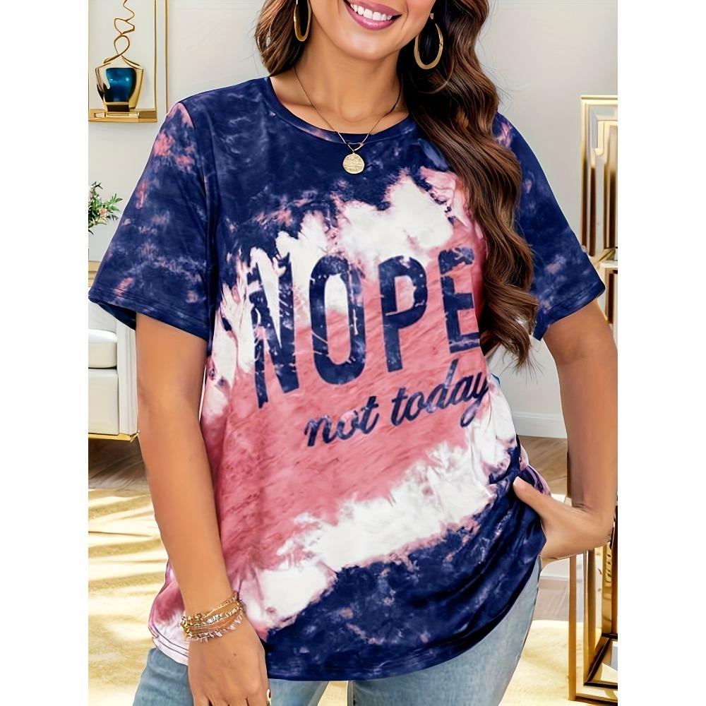 Плюс размер Топ с буквенным принтом, цветной блок, круглый вырез, короткий рукав, О-образный вырез, женские футболки для отдыха, лето 6XL
Плюс размер Топ с буквенным принтом, цветной блок, круглый вырез, короткий рукав, О-образный вырез, женские футболки для отдыха, лето 6XL