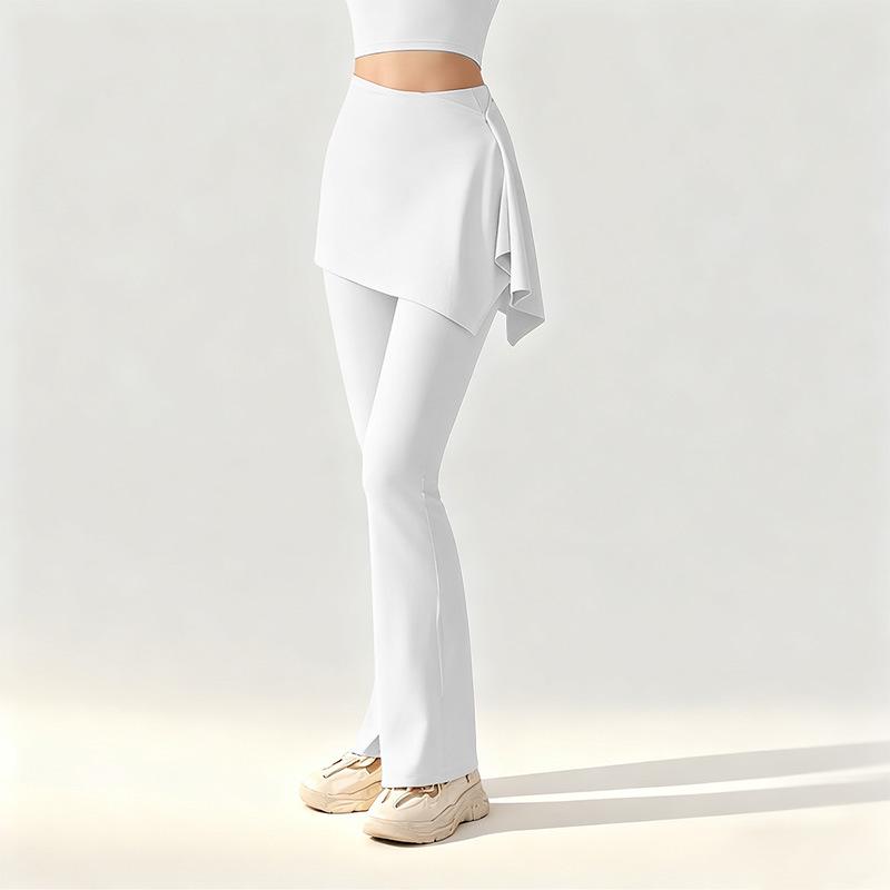 Detachable High-Waist Flare Yoga Pants with Skirt Overlay XL
Detachable High-Waist Flare Yoga Pants with Skirt Overlay XL