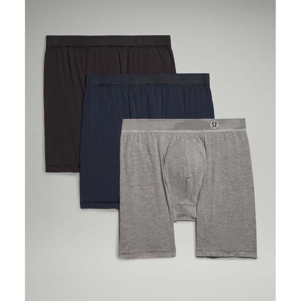 Lululemon Always In Motion Длинные сетчатые боксеры 7 шт. в упаковке 3 шт. Черный, темно-синий, с меланжевым сердечником, средне-серый XS/7
Lululemon Always In Motion Длинные сетчатые боксеры 7 шт. в упаковке 3 шт. Черный, темно-синий, с меланжевым сердечником, средне-серый XS/7