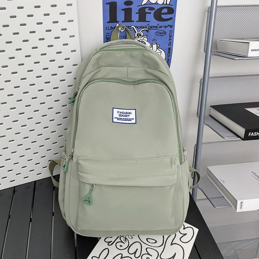 Solid Color Youth Student Backpack Large Capacity Picnic Backpack Back To School зелений
Solid Color Youth Student Backpack Large Capacity Picnic Backpack Back To School зелений