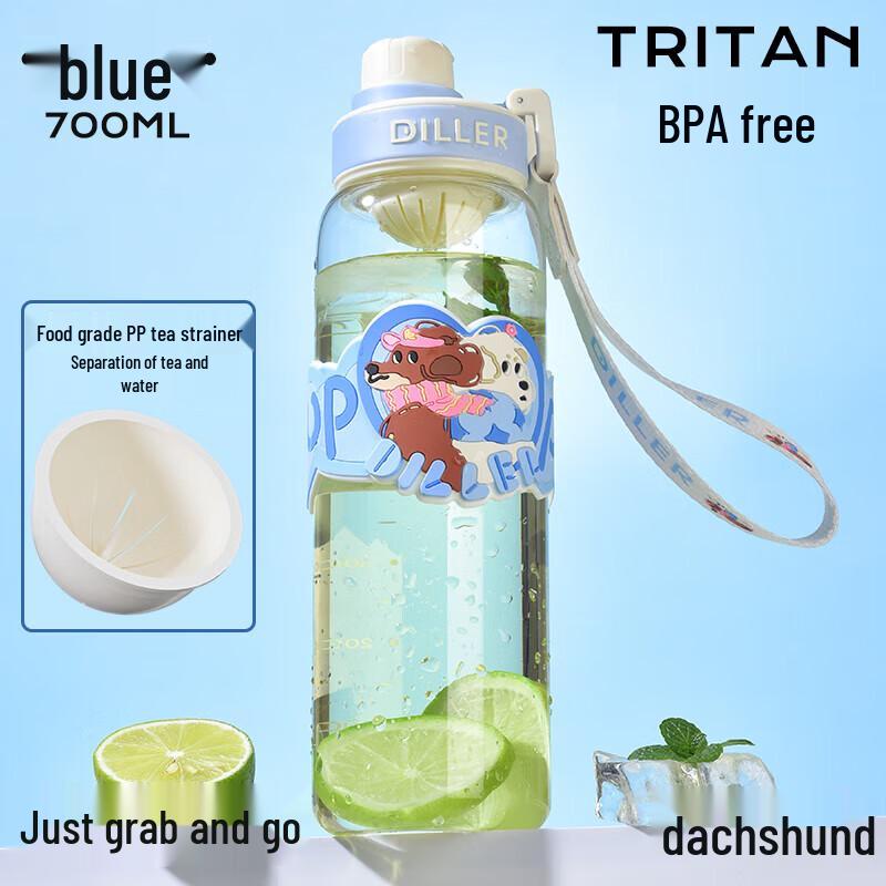 Diller Dachshund 700ML Plastic Water Bottle
Diller Dachshund 700ML Plastic Water Bottle