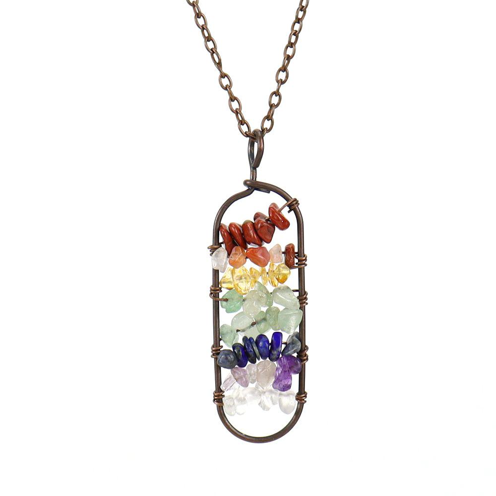 Vintage Handmade Winding Silk Colorful Crystal Gravel Amethyst Agate Curved Pendant Necklace N127
Vintage Handmade Winding Silk Colorful Crystal Gravel Amethyst Agate Curved Pendant Necklace N127