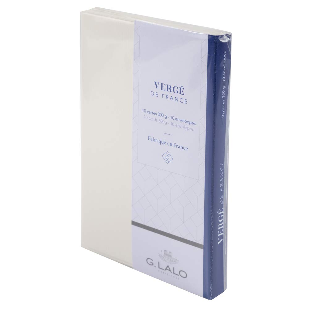 G.Lalo Verger de France 10-Piece Card and Envelope Set, C6, White, gl25100
G.Lalo Verger de France 10-Piece Card and Envelope Set, C6, White, gl25100