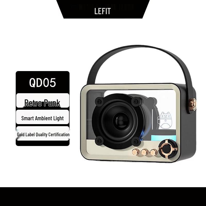 Lefit QD05 Retro Punk Bluetooth Speaker with Night Light (CN version)
Lefit QD05 Retro Punk Bluetooth Speaker with Night Light (CN version)