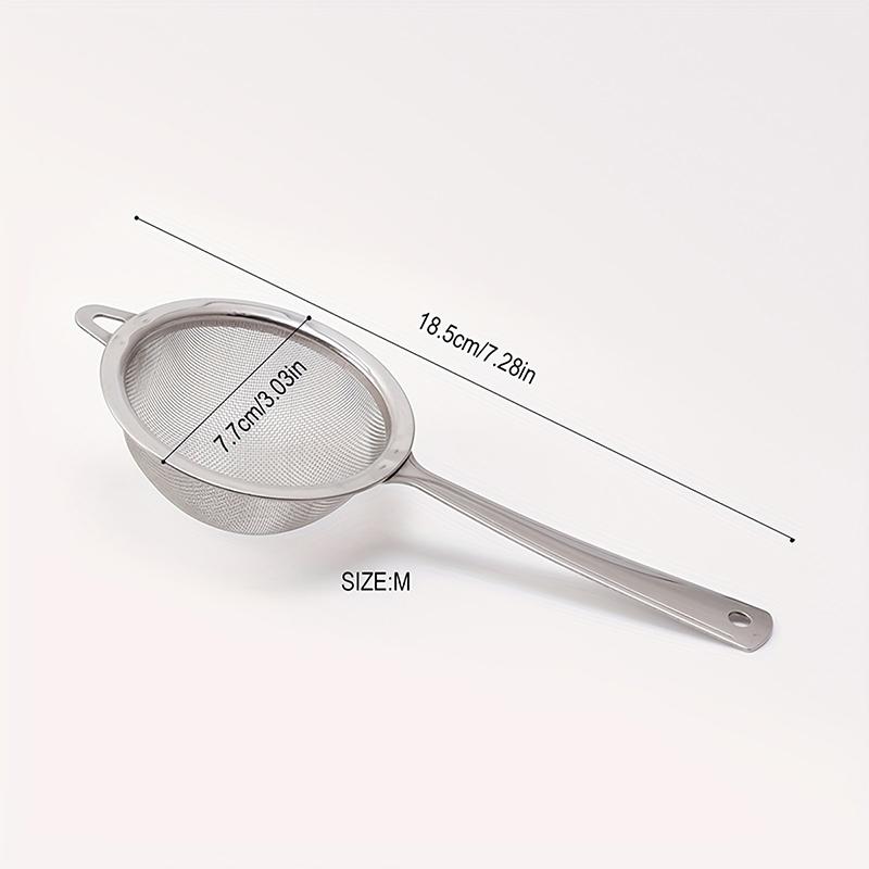 New Stainless Steel Matcha Sifter Very Fine Mesh Rust-Proof Tea Strainer Easy To Clean Small Food Sifters For Kitchen S срібний
New Stainless Steel Matcha Sifter Very Fine Mesh Rust-Proof Tea Strainer Easy To Clean Small Food Sifters For Kitchen S срібний