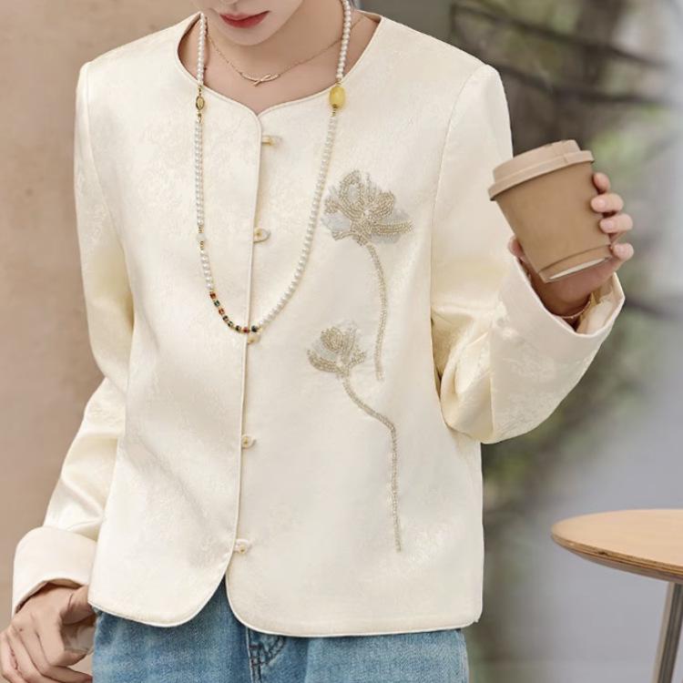 Elegant 2026 Women s Embroidered Tang Suit Jacket with Sequins L (105-120 jin) бежевый
Elegant 2026 Women s Embroidered Tang Suit Jacket with Sequins L (105-120 jin) бежевый