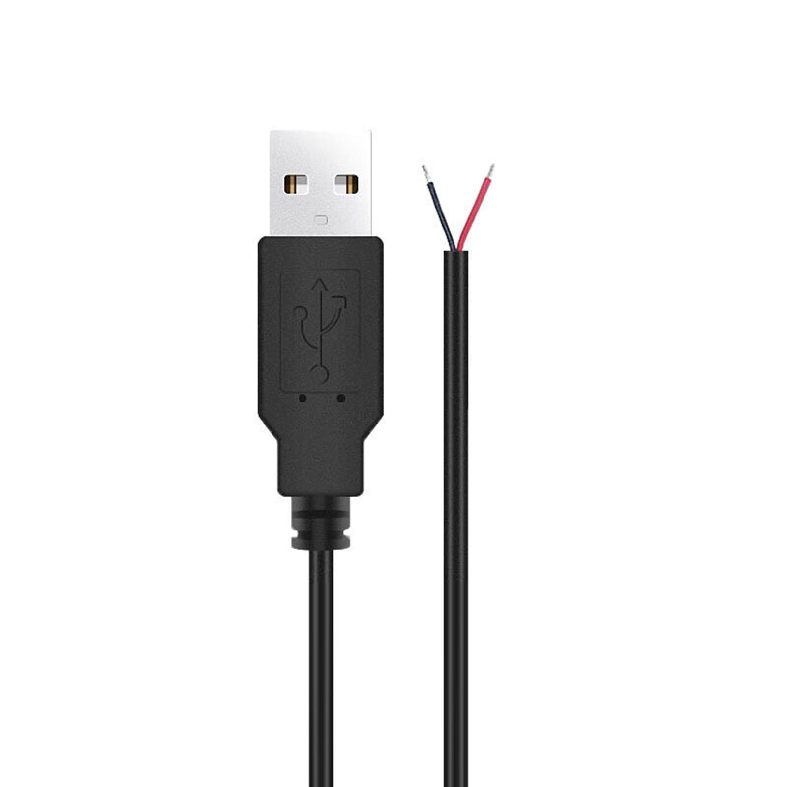 USB Кабель з відкритим кінцем Кабель живлення для світла Вентилятора Відеореєстратора 22AWG USB Штекер типу A 2-контактний Зарядний шнур з оголеними проводами 1M-A
USB Кабель з відкритим кінцем Кабель живлення для світла Вентилятора Відеореєстратора 22AWG USB Штекер типу A 2-контактний Зарядний шнур з оголеними проводами 1M-A